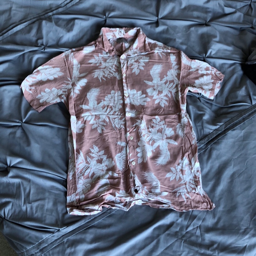 Zara coral Hawaiian, Aloha shirt